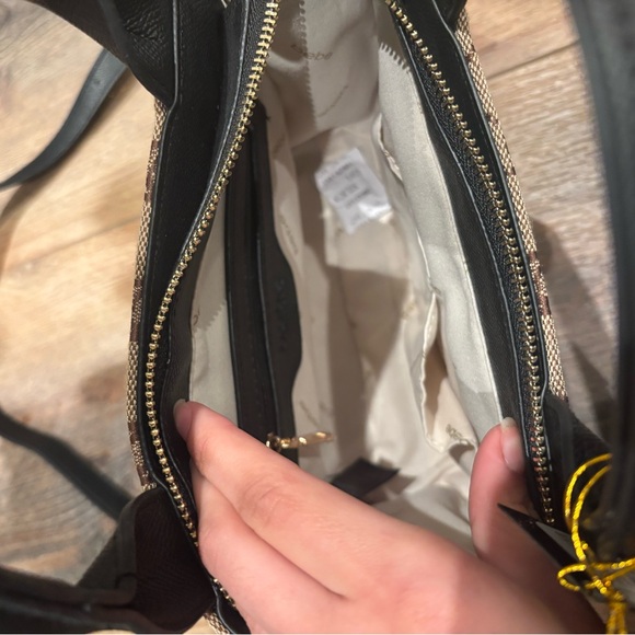 Bebe Tan and Black Petite bag - Picture 3 of 3